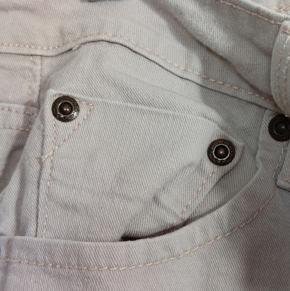 Levi Strauss Signature Beige Low Rise Bootcut Jeans Size 14 - Picture 7 of 12